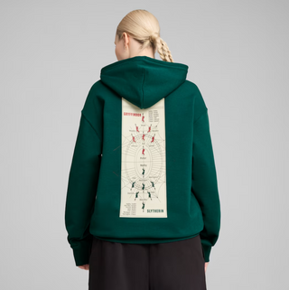 MEN'S PUMAxHARRY POTTER RELAXED HOODIE "DARK MYRTLE" 630093-60