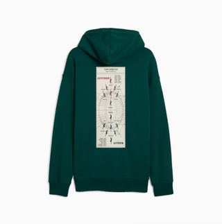 MEN'S PUMAxHARRY POTTER RELAXED HOODIE "DARK MYRTLE" 630093-60