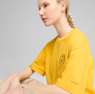 MEN'S PUMAxHARRY POTTER OVERSIZED GRAPHIC TEE "YELLOW" 630092-34