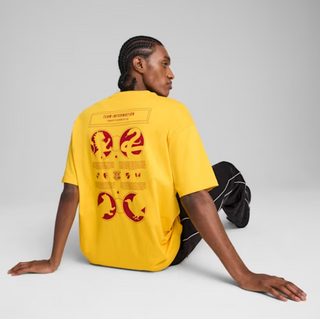 MEN'S PUMAxHARRY POTTER OVERSIZED GRAPHIC TEE "YELLOW" 630092-34