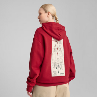 MEN'S PUMAxHARRY POTTER RELAXED HOODIE "DARK CRIMSON"  630093-13