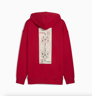 MEN'S PUMAxHARRY POTTER RELAXED HOODIE "DARK CRIMSON"  630093-13