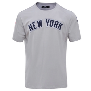 PRO STANDARD NEW YORK CLASSIC CHENILLE TEE "YANKEES" LNY131148-GRY