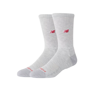 New Balance Active NB Premium Crew Socks 2 Pack Grey LAS25302