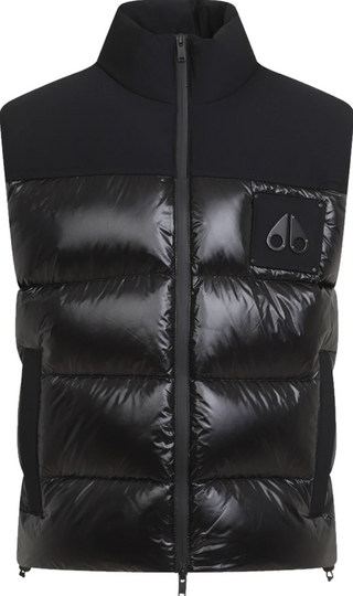 Moose Knuckles Black Victory Peak Vest M34MV482 292