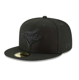 NEW ERA TORONTO BLUE JAYS ON FIELD 59FIFTY FITTED 'TRIPLE BLACK' 11591094