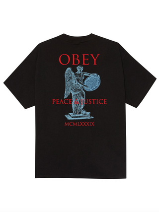 OBEY PEACE & JUSTICE STATUE TEE "BLACK" 165264238