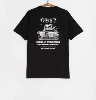 OBEY HOUSE OF SUBVERSION TEE "BLACK" 165264195