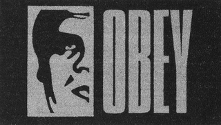 OBEY HALF ICON HOUSE HOUSE MAT "BLACK"