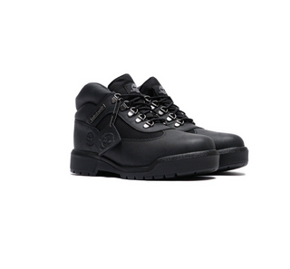 MEN'S TIMBERLAND FIELD BOOT MID LACE UP "TRIPLE BLACK" TB1A17KY0011