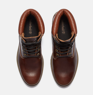 MEN'S TIMBERLAND PREMIUM 6 INCH LACE UP WATERPROOF BOOT "MEDIUM BROWN FULL GRAIN"  TB0A2P6W-EIU