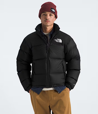 MEN'S 1996 RETRO "BLACK" NUPTSE JACKET 700 FILL PACKABLE NF0A3C8DGOE1