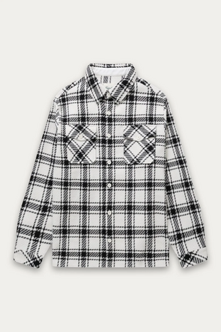 KUWALLA TEE HEAVYWEIGHT PLAID SHIRT CREAM KUL-0325-SHK102