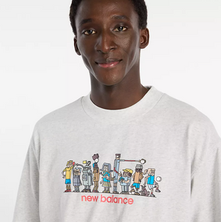 MEN'S NEW BALANCE GHICA LINE UP OVERSIZE T-SHIRT MT61T7CJ