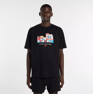 MEN'S NEW BALANCE BOXES TEE BLACK MT61H0DX