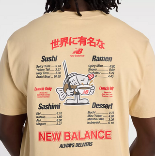 MEN'S NEW BALANCE RAMEN TEE TOASTED SESAME MT61H51D