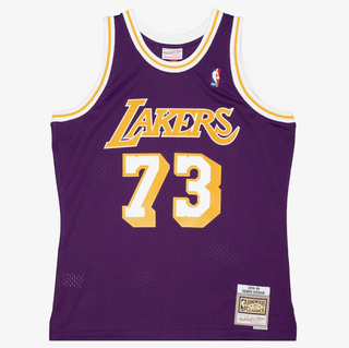 MITCHELL & NESS DENNIS RODMAN 1998-99 PURPLE SWINGMAN JERSEY