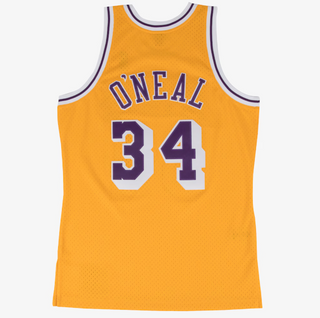 MITCHELL & NESS SHAQUILLE O'NEAL 1996-97 YELLOW SWINGMAN JERSEY