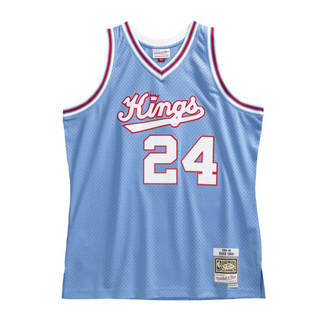 MITCHELL & NESS REGGIE THEUS 1985-86 BLUE SWINGMAN JERSEY