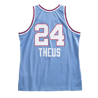 MITCHELL & NESS REGGIE THEUS 1985-86 BLUE SWINGMAN JERSEY
