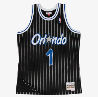 MITCHELL & NESS PENNY HARDAWAY ORLANDO MAGIC 1994-95 BLACK PIN STRIPE SWINGMAN JERSEY (Copy)
