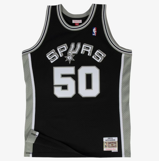 MITCHELL & NESS DAVID ROBINSON SPURS 1998-99 BLACK SWINGMAN JERSEY