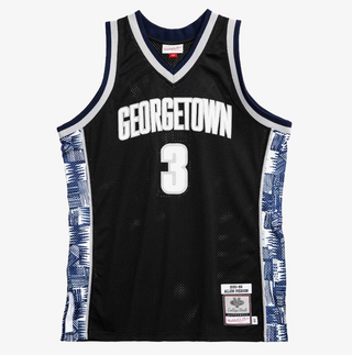 MITCHELL & NESS ALLEN IVERSON GEORGETOWN HOYAS 1995-96 COLLEGE VAULT SWINGMAN JERSEY