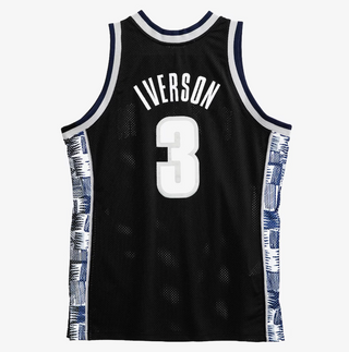 MITCHELL & NESS ALLEN IVERSON GEORGETOWN HOYAS 1995-96 COLLEGE VAULT SWINGMAN JERSEY