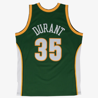 MITCHELL & NESS KEVIN DURANT SEATTLE SUPERSONICS 2007-08 GREEN SWINGMAN JERSEY (Copy)