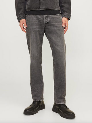 MEN'S JACK&JONES RELAXED FIT JEANS JJICHRIS JJORIGINAL SBD 444 NOOS "BLACK DENIM" 12258570