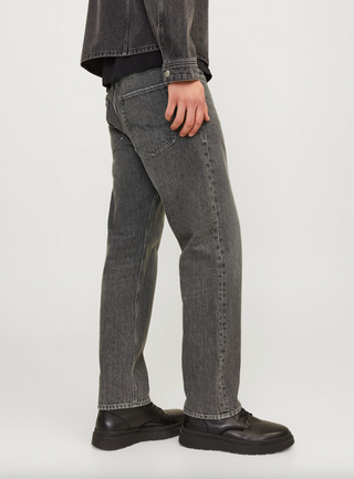 MEN'S JACK&JONES RELAXED FIT JEANS JJICHRIS JJORIGINAL SBD 444 NOOS "BLACK DENIM" 12258570