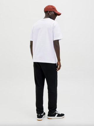 MEN'S JACK & JONES JORNORREBRO EMB BRIGHT WHITE TEE SS CREW NECK NOOS 12282892