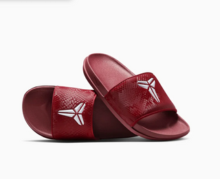 MEN'S NIKE KOBE OFFCOURT SLIDE "BURGUNDY WHITE" IF2870-601