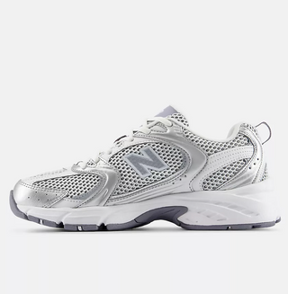 NEW BALANCE 530 BLANC/ARGENT MÉTALLISÉ U530HFW