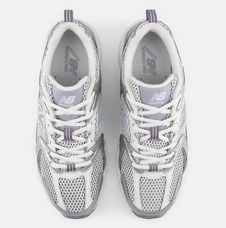 NEW BALANCE 530 BLANC/ARGENT MÉTALLISÉ U530HFW