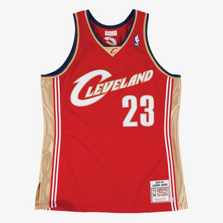MITCHELL & NESS LEBRON JAMES CLEVELAND CAVALIERS 2003-04 SWINGMAN JERSEY