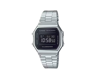 CASIO VINTAGE SILVER/BLACK A168WEM-1VT