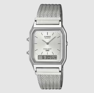 CASIO VINTAGE SILVER AQ-230EM-7A