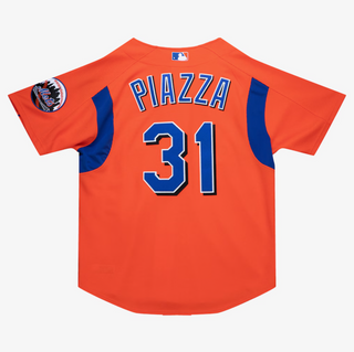 MITCHELL & NESS AUTHENTIC MIKE PIAZZA METS 2004 JERSERY