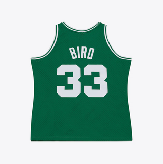 MITCHELL & NESS LARRY BIRD CELTICS 1985-86 GREEN SWINGMAN JERSEY