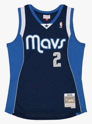MITCHELL & NESS JASON KIDD DALLAS MAVERICKS 2011-12 BLUE SWINGMAN JERSEY