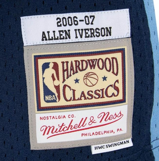 MITCHELL & NESS ALLEN IVERSON DENVER NUGGETS 2006-07 SWINGMAN JERSEY