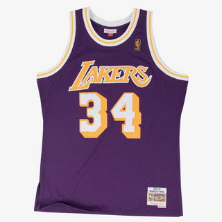 MITCHELL & NESS SHAQUILLE O'NEAL 1996-97 PURPLE SWINGMAN JERSEY