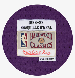MITCHELL & NESS SHAQUILLE O'NEAL 1996-97 PURPLE SWINGMAN JERSEY