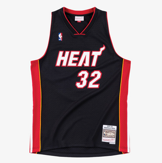 MITCHELL & NESS SHAQUILLE O'NEAL 2005-06 MIAMI HEAT BLACK SWINGMAN JERSEY
