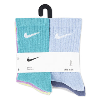 KID'S NIKE DRI-FIT CUSHIONED SOCKS 6pck UN0019-BA2