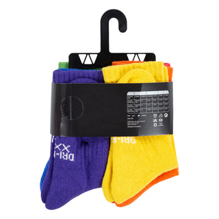 NIKE KIDS CREW SOCKS 6 PACK 10C-3Y  'MULTI' UN0019-E69