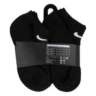 NIKE KIDS NO SHOW SOCKS 10C-3Y 'BLACK' UN0371-023