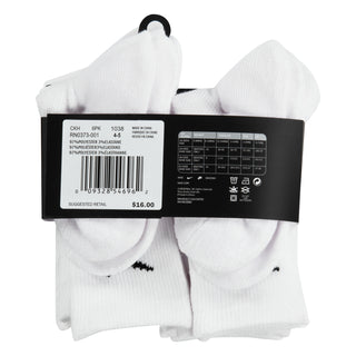 NIKE KIDS CREW SOCKS 'WHITE' UN0373-001