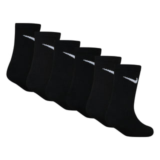 NIKE KIDS CREW SOCKS 6 PACK 'BLACK' UN0373-023